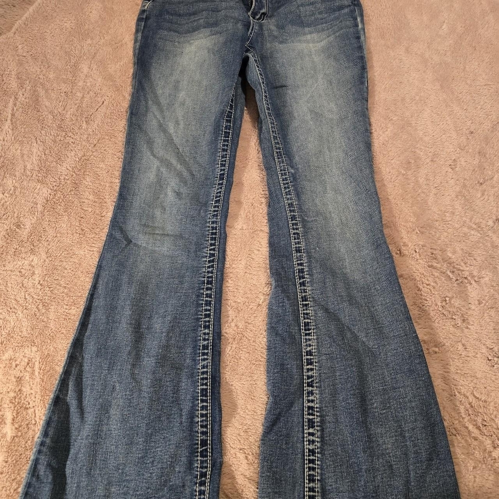 Stylish Blue Flare Women's Jeans